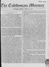 Caledonian Mercury Monday 16 April 1753 Page 1