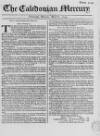 Caledonian Mercury Monday 08 April 1754 Page 1