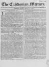 Caledonian Mercury Monday 15 April 1754 Page 1