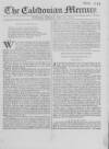 Caledonian Mercury Thursday 17 July 1755 Page 1