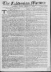 Caledonian Mercury Tuesday 07 February 1758 Page 1