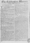Caledonian Mercury Tuesday 09 May 1758 Page 1