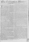 Caledonian Mercury Saturday 01 July 1758 Page 1