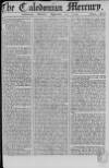 Caledonian Mercury Monday 17 September 1759 Page 1