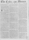 Caledonian Mercury Saturday 24 May 1760 Page 1