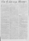 Caledonian Mercury Wednesday 15 October 1760 Page 1