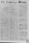 Caledonian Mercury Wednesday 22 September 1762 Page 1