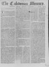 Caledonian Mercury Monday 06 December 1762 Page 1