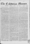 Caledonian Mercury Monday 14 March 1763 Page 1