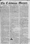 Caledonian Mercury Saturday 25 January 1766 Page 1