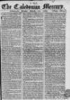 Caledonian Mercury Monday 17 March 1766 Page 1