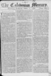 Caledonian Mercury Wednesday 01 October 1766 Page 1