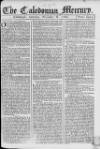 Caledonian Mercury Saturday 08 November 1766 Page 1