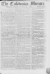 Caledonian Mercury Monday 02 February 1767 Page 1