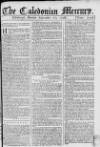 Caledonian Mercury Monday 26 September 1768 Page 1