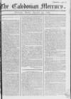 Caledonian Mercury Monday 25 September 1769 Page 1