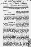 Cobbett's Weekly Political Register Saturday 31 May 1823 Page 1