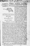 Cobbett's Weekly Political Register Saturday 07 December 1833 Page 1