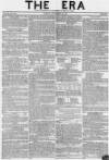 The Era Sunday 22 November 1840 Page 1