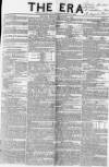 The Era Sunday 01 September 1844 Page 1