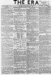 The Era Sunday 05 January 1845 Page 1