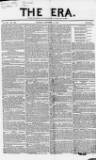 The Era Sunday 01 October 1848 Page 1