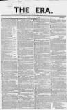 The Era Sunday 26 May 1850 Page 1