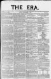 The Era Sunday 01 September 1850 Page 1