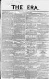 The Era Sunday 08 September 1850 Page 1