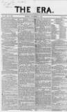 The Era Sunday 24 November 1850 Page 1