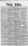 The Era Sunday 15 December 1850 Page 1