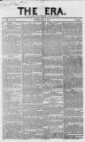 The Era Sunday 04 May 1851 Page 1