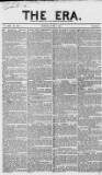 The Era Sunday 01 June 1851 Page 1