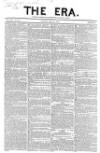 The Era Sunday 23 May 1852 Page 1