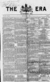 The Era Sunday 01 May 1853 Page 1