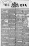 The Era Sunday 03 December 1854 Page 1