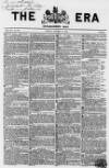 The Era Sunday 15 January 1854 Page 1