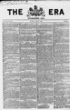 The Era Sunday 11 June 1854 Page 1