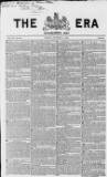 The Era Sunday 17 September 1854 Page 1