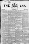 The Era Sunday 16 March 1856 Page 1