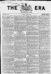 The Era Sunday 08 June 1856 Page 1
