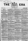 The Era Sunday 06 September 1863 Page 1
