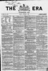 The Era Sunday 01 November 1863 Page 1