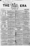 The Era Sunday 22 January 1865 Page 1
