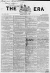 The Era Sunday 06 January 1867 Page 1