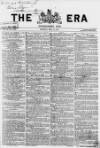 The Era Sunday 12 May 1867 Page 1