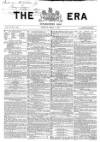 The Era Sunday 01 March 1868 Page 1
