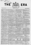 The Era Sunday 25 July 1869 Page 1