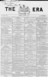 The Era Sunday 15 January 1871 Page 1