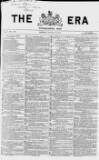 The Era Sunday 22 January 1871 Page 1